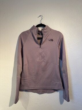 The North Face Dusty Mauve Quarter-Zip Performance Pullover